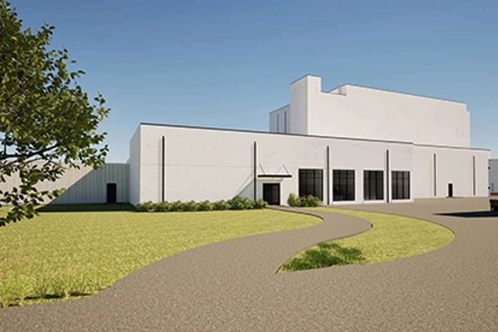 rendering of industrial building